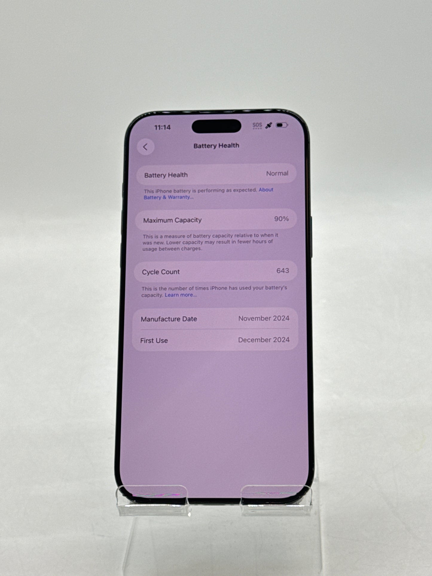 T-Mobile Apple iPhone 16 Pro Max A3084 256GB Black Titanium - Cracked Back