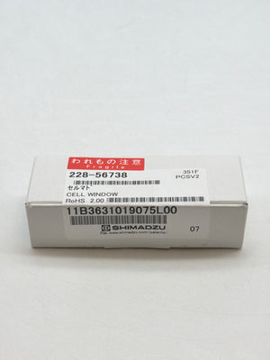 New Shimadzu 228-56738 CELL WINDOW