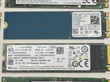 Lot of 11 M.2 2280 SSD 256GB 512GB SATA NVMe SanDisk Micron Samsung - Untested image 4