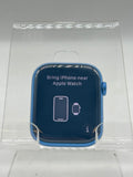 Apple Watch Series 7 A2474 45mm Blue Aluminum GPS No Band - Used image 2