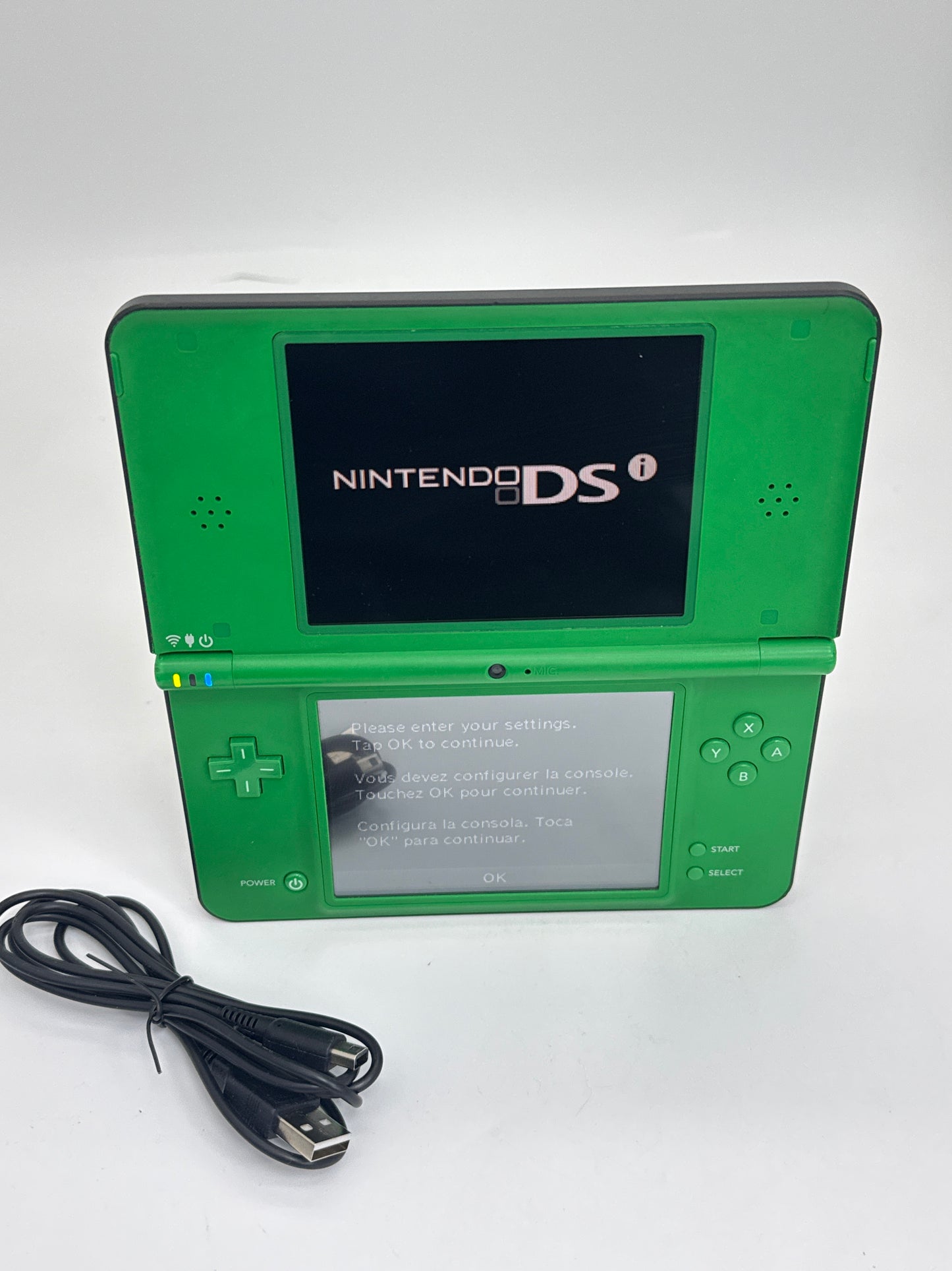 Nintendo DSi LL Green w/ Charger & Stylus Console #18