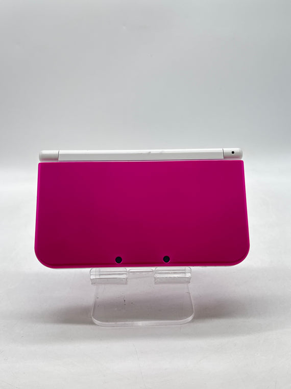 New Nintendo 3DS XL LL RED-001 White x Pink Handheld Console