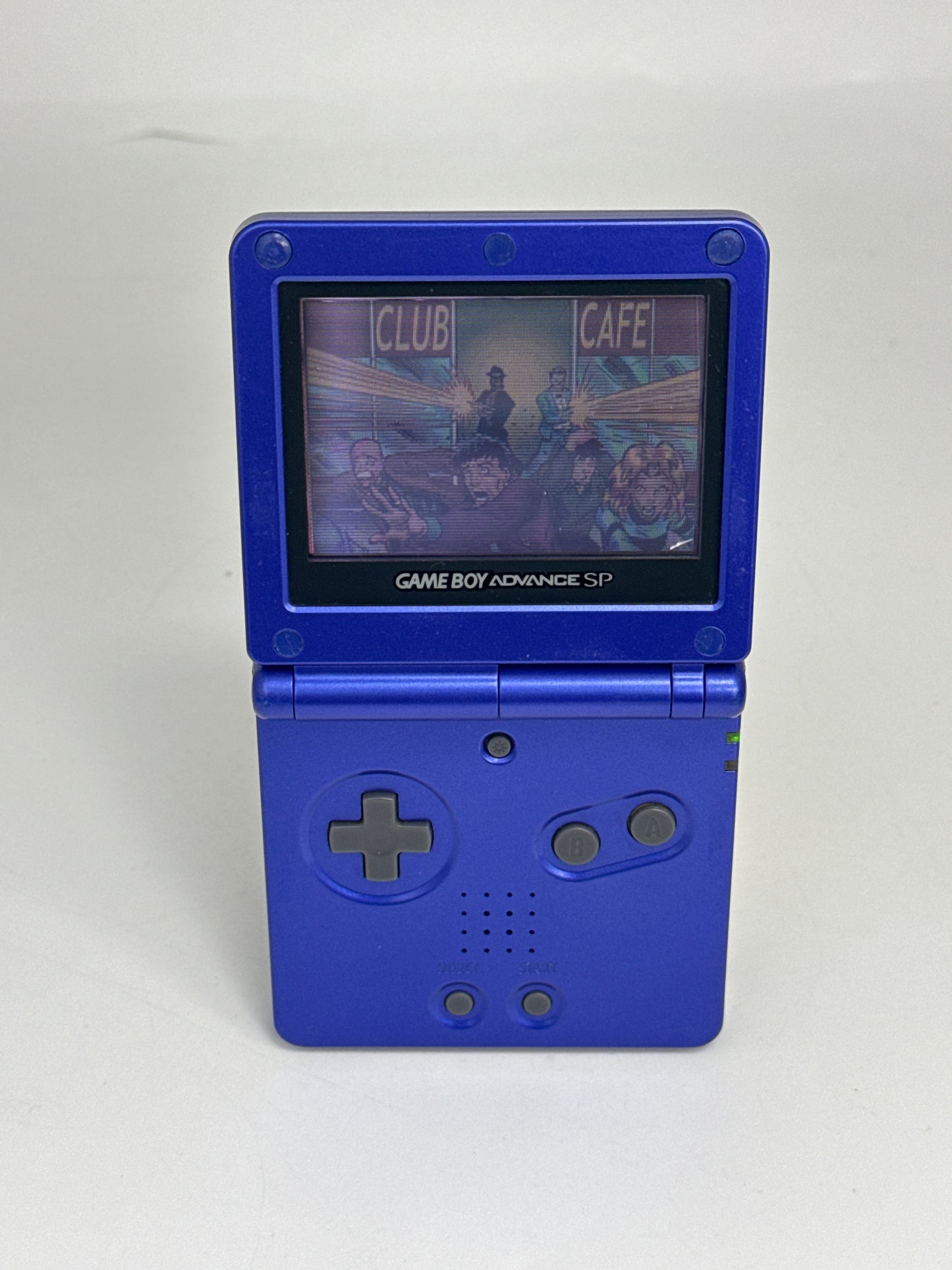 Nintendo Game Boy Advance SP AGS-001 Blue Console #655 w/ Charger