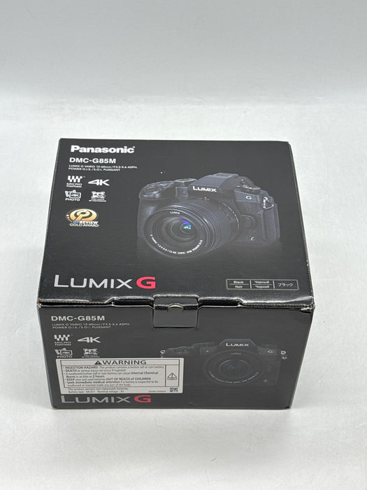 Panasonic Lumix G85 4K DMC-G85MK Digital Mirrorless Camera 12-60mm Lens Kit