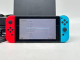 Nintendo Switch HAC-001 32GB Neon Red Blue Joy-Con w/ Dock Charger HDMI Used 2 image 2
