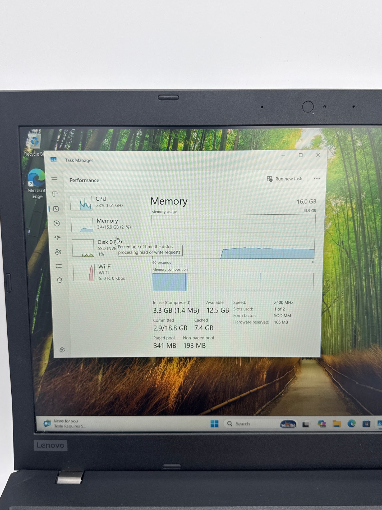 Lenovo ThinkPad L580 Intel i5-8250U 8GB RAM 512GB SSD Laptop #15 READ