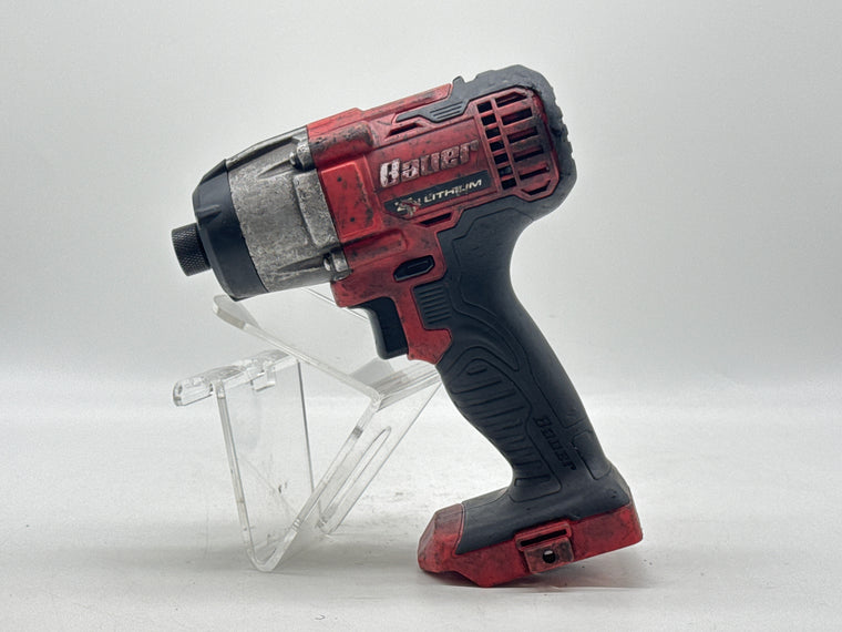 Bauer 64755 20V Cordless 1/4" Hex Compact Impact Driver Tool Only Used