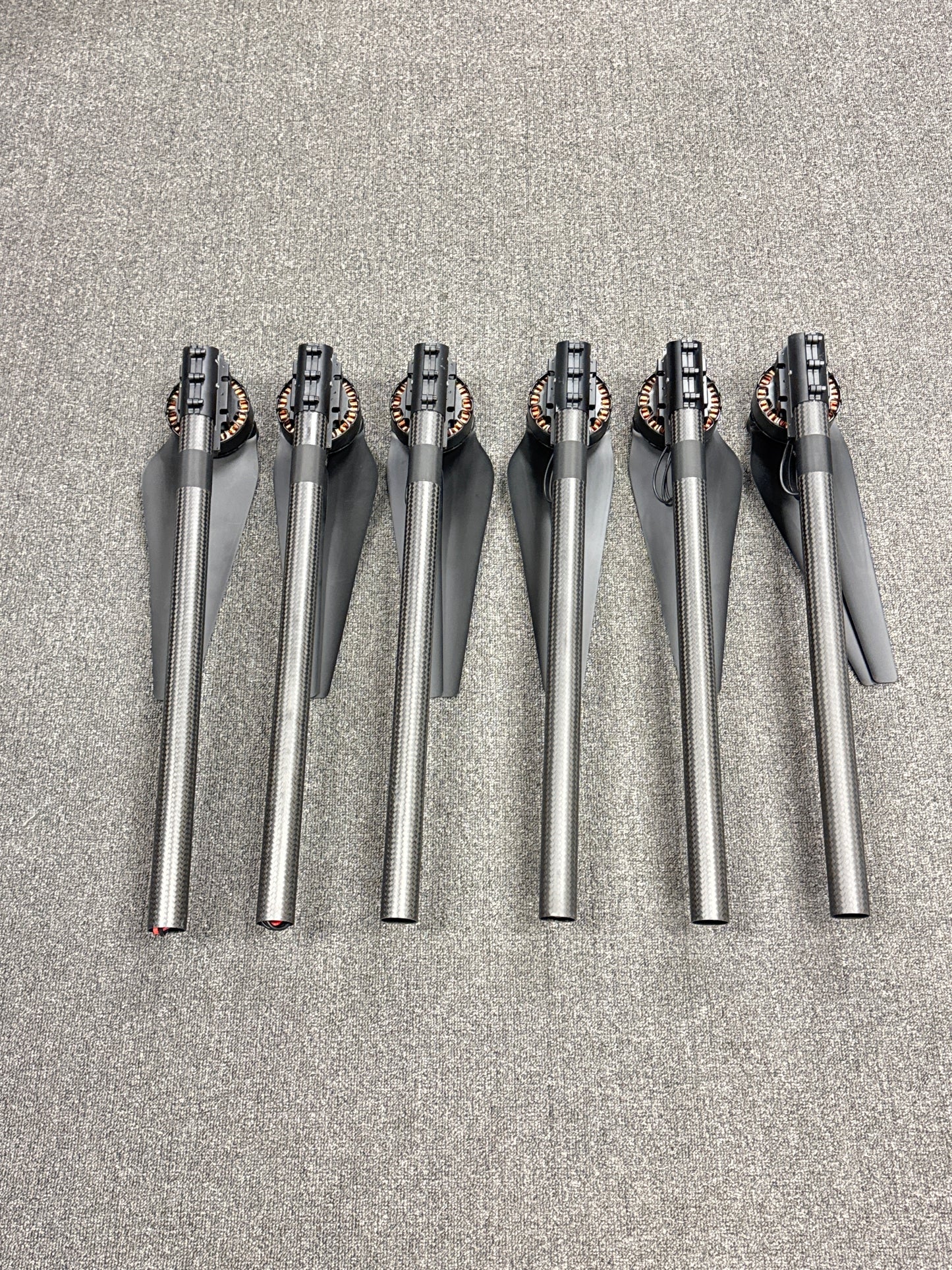 Set of 6 DJI E7000 CCW M12 100-15 KV115 Propulsion System - Untested