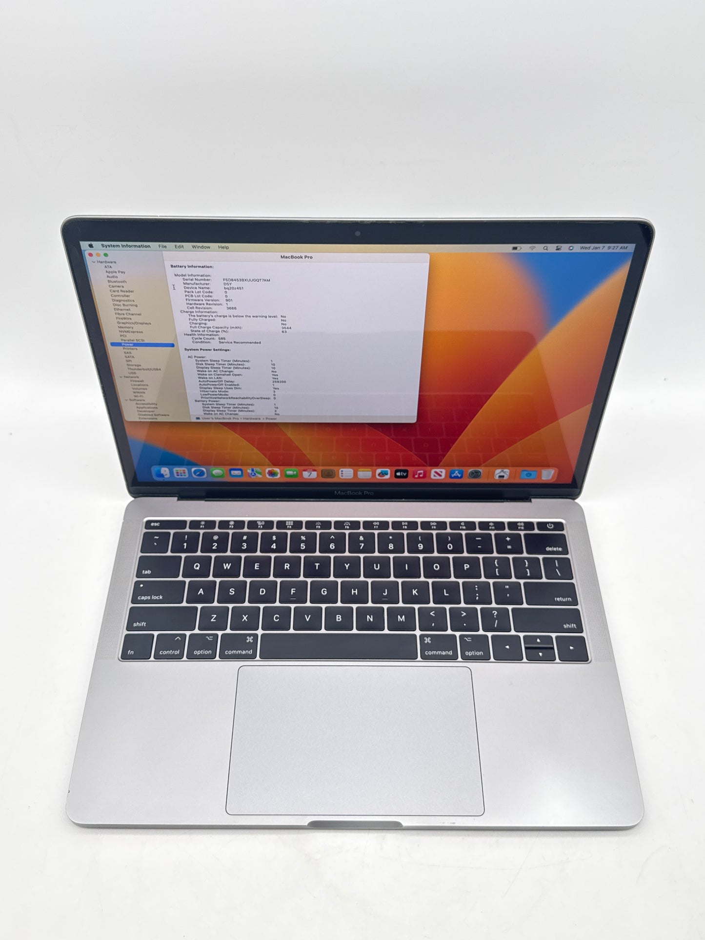 Apple MacBook Pro 13" 2017 A1708 Core i5 2.3GHz 8GB Ram 256GB SSD !Read