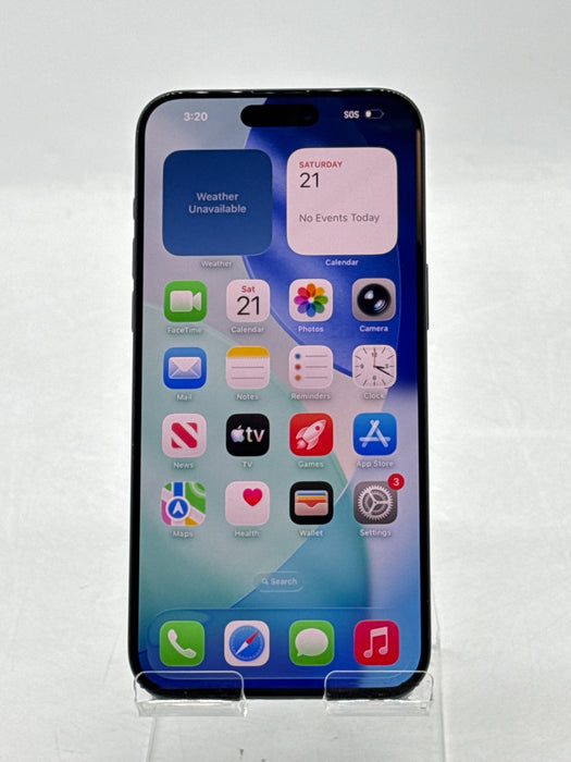 Unlocked Apple iPhone 15 Pro Max A2849 512GB Blue Titanium 84% Battery Health