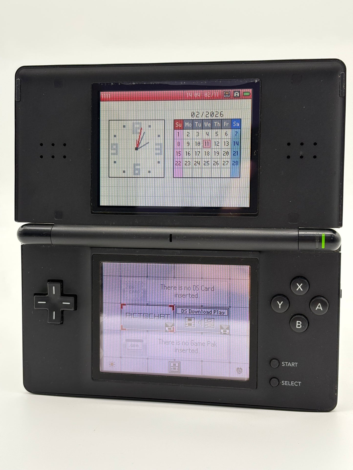 Nintendo DS Lite USG-001 Black Console UNTESTED AS IS #308