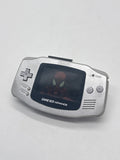 Nintendo Game Boy Advance AGB-001 Silver Console #636 No Back Lid Yellowed Display AS IS image 3