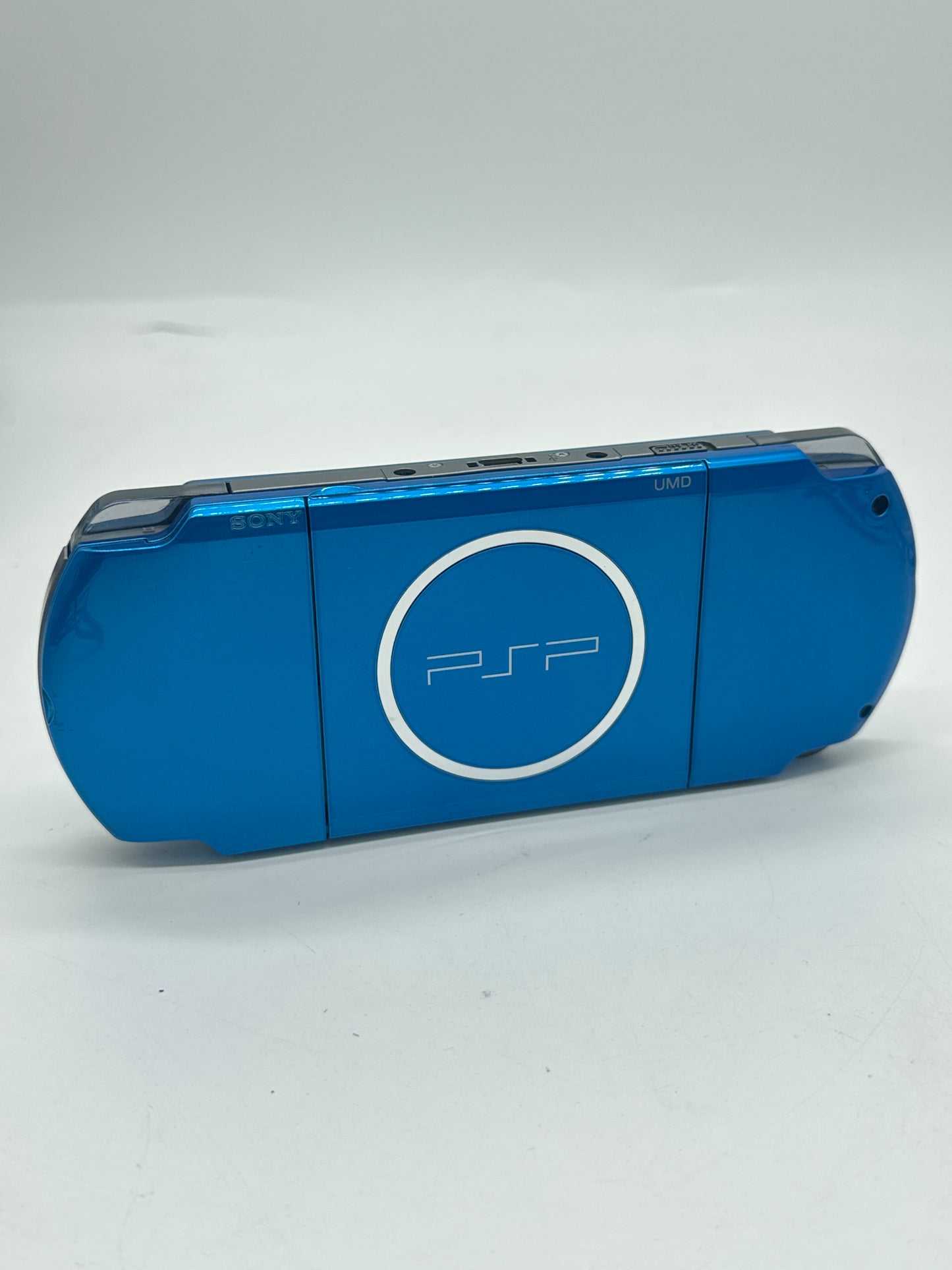 Sony PSP-3000 Blue Console #291 w/ 2400mAh Battery No Charger NOISY DISC DRIVE
