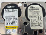 Lot of 4 3TB 3.5" Hard Drives WD Green WD RE RE4 Dell image 3