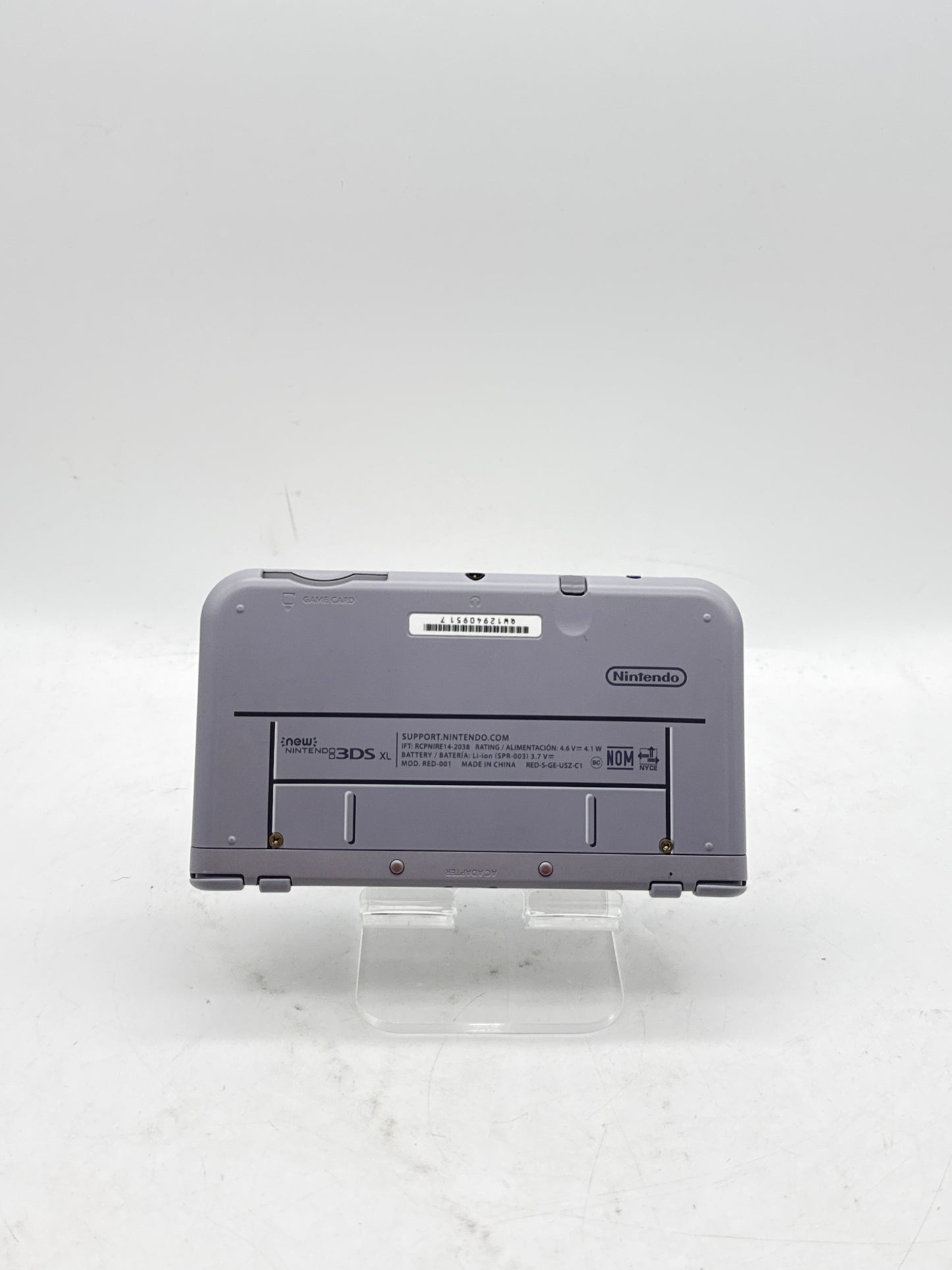 Rare Nintendo New 3DS XL Super NES Edition Handheld Console Gray - Excellent