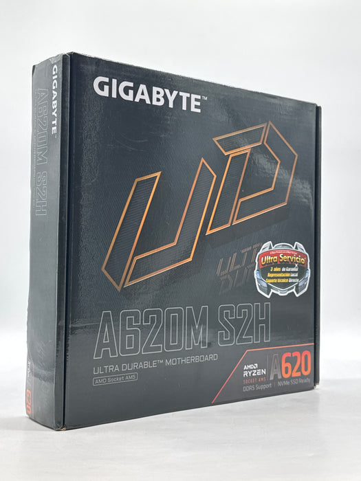 Gigabyte A620M S2H Micro ATX Motherboard AMD Socket AM5 DDR5 NVMe PCIe 4.0 HDMI