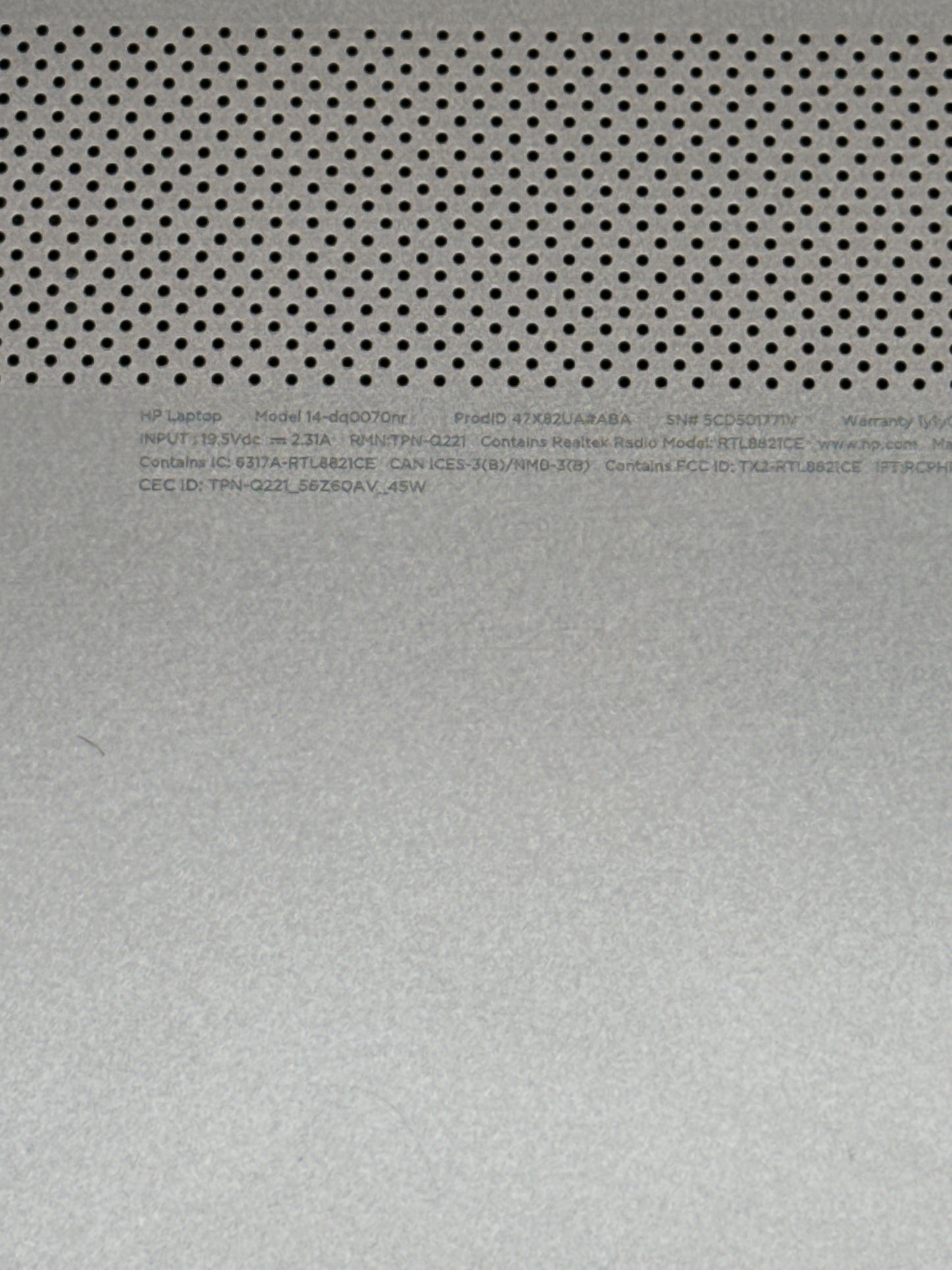 HP Touchscreen Laptop 14-DQ0070NR 14" Celeron N4120 4GB RAM 64GB SSD Rose Gold - Used