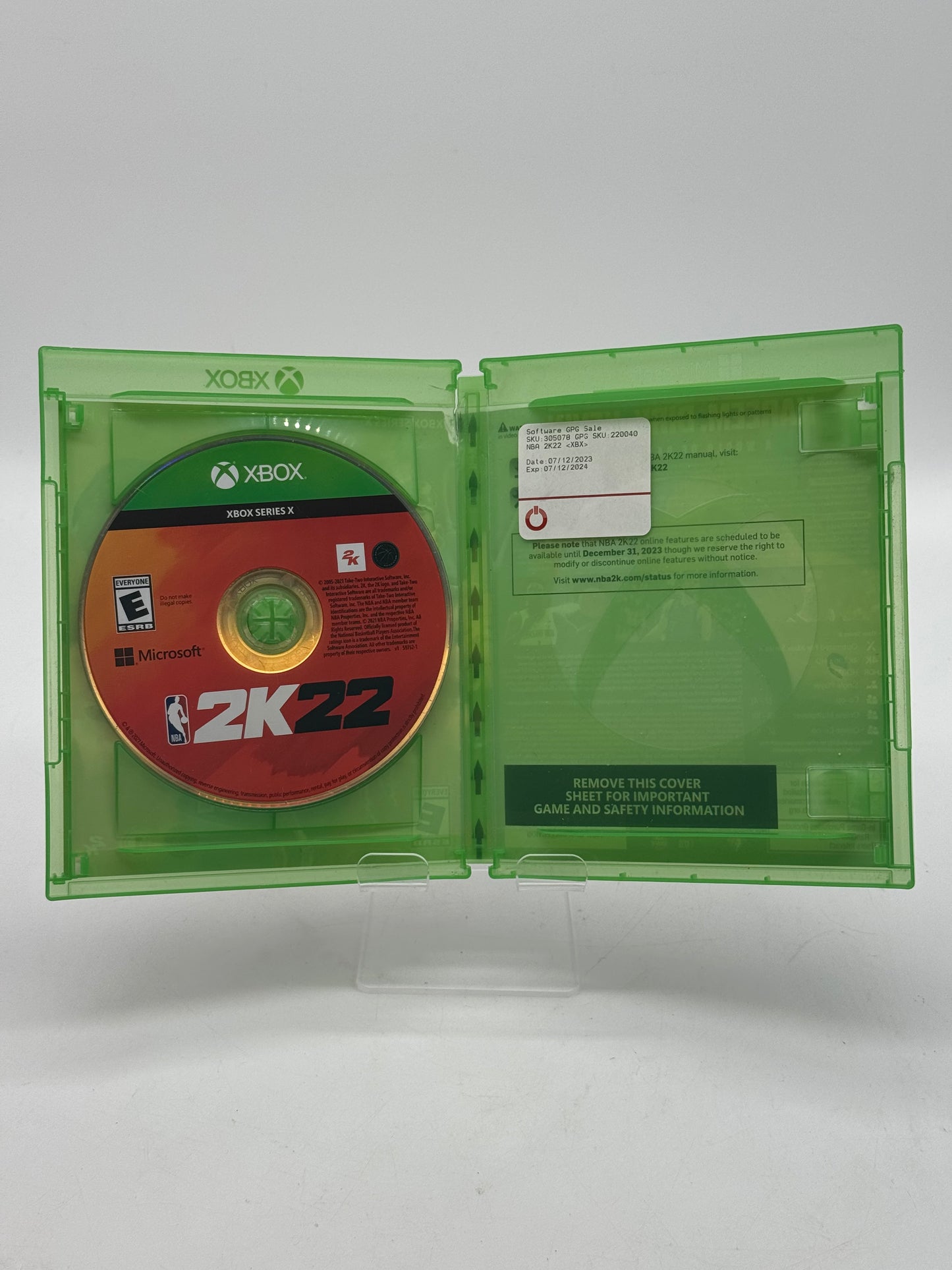 NBA 2K22 - Microsoft Xbox One / Xbox One S / Xbox One X / Xbox One Series S/X