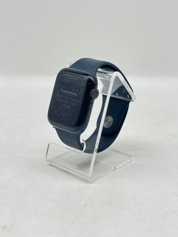Unlocked Apple Watch SE 2nd Gen A2727 44mm GPS + Cellular Midnight Aluminum