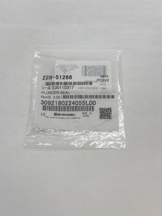 Shimadzu 228-51266 Plunger Seal 530110317 - New