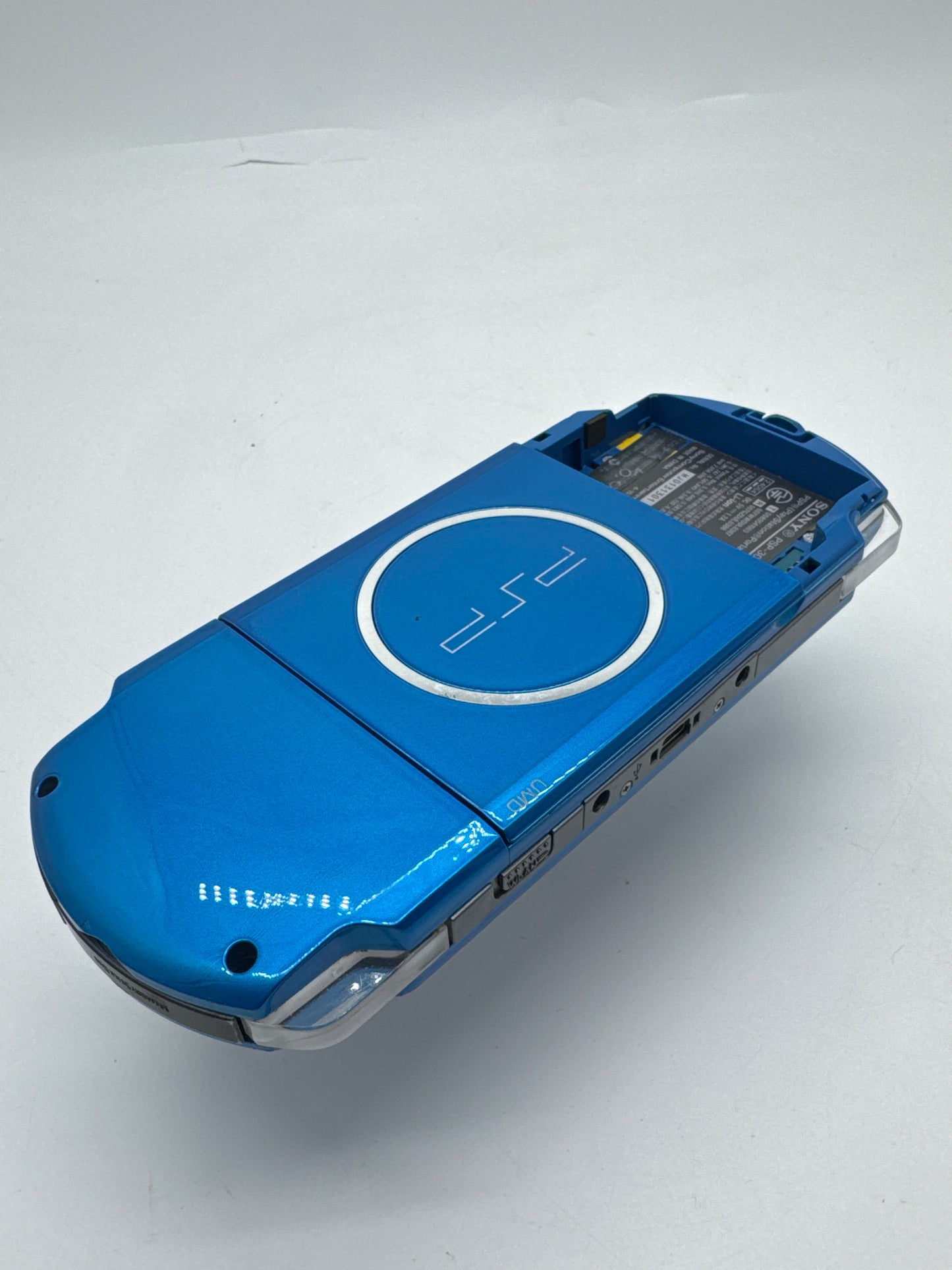 Sony PSP-3000 Blue Console #236 No Battery or Lid No Charger Broken Right Buttons AS IS