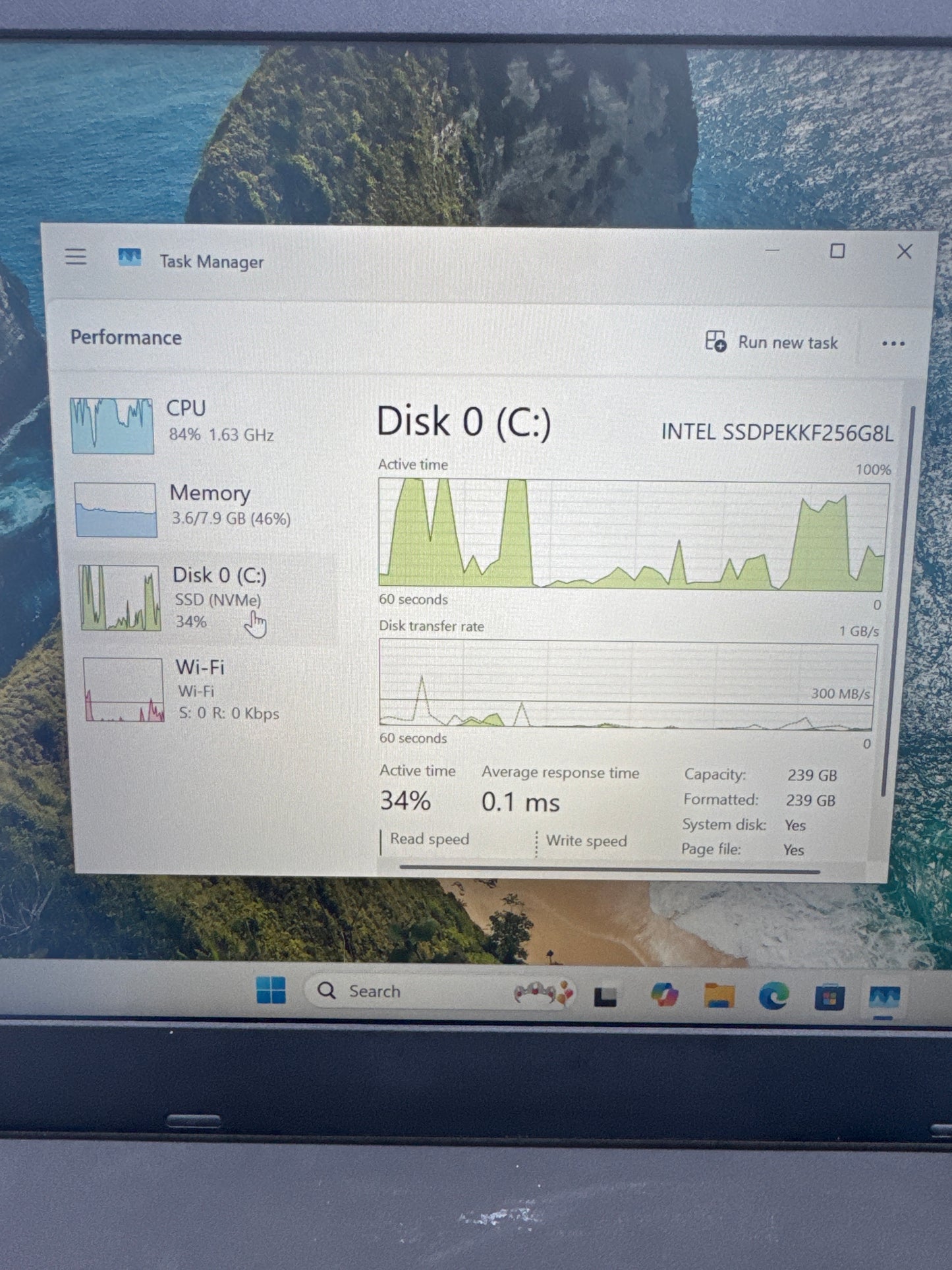Lenovo ThinkPad L580 Intel i5-8250U 8GB RAM 256GB SSD Laptop #2 READ