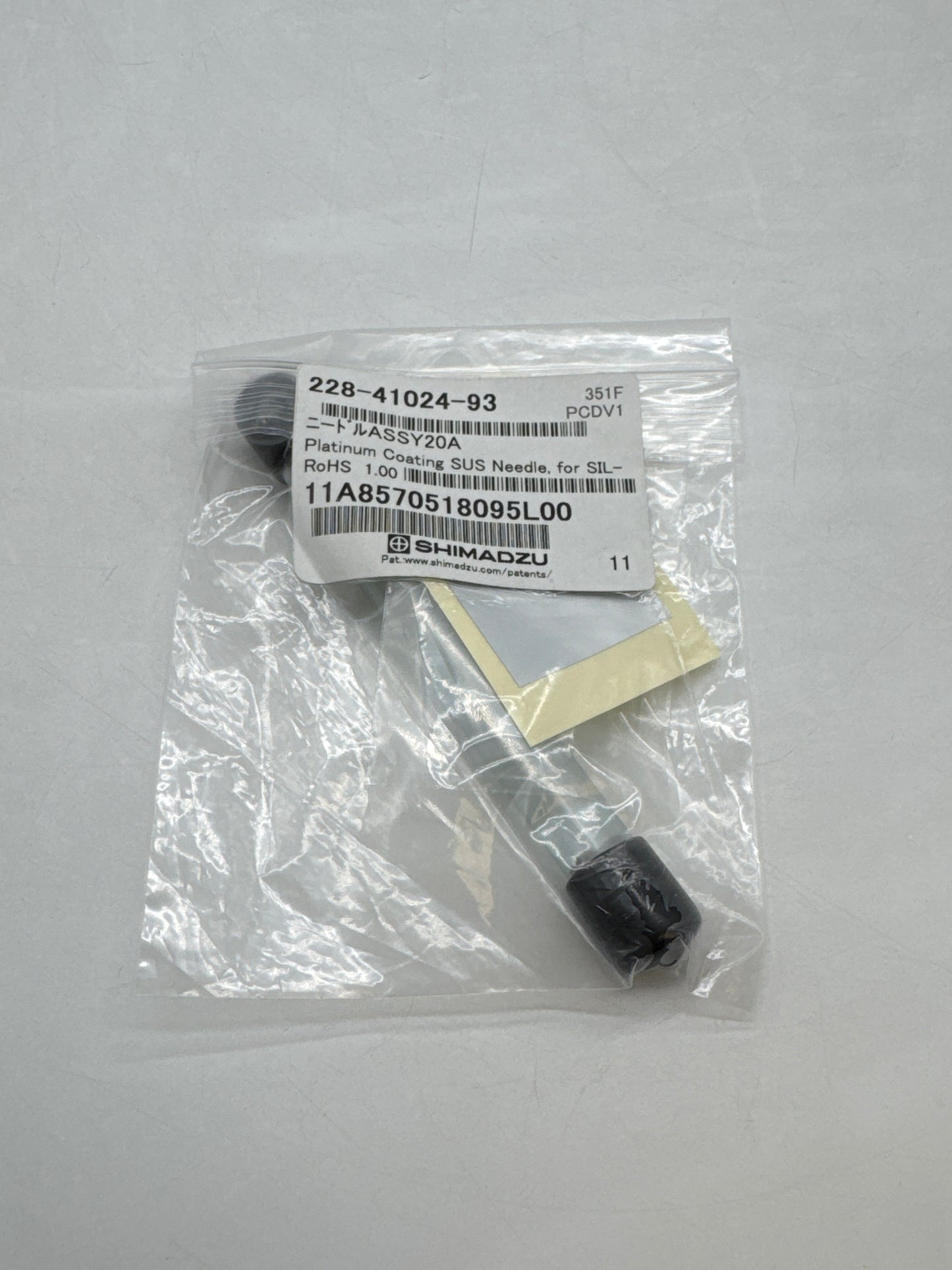 Shimadzu 228-41024-93 Platinum Coated SUS Needle - New
