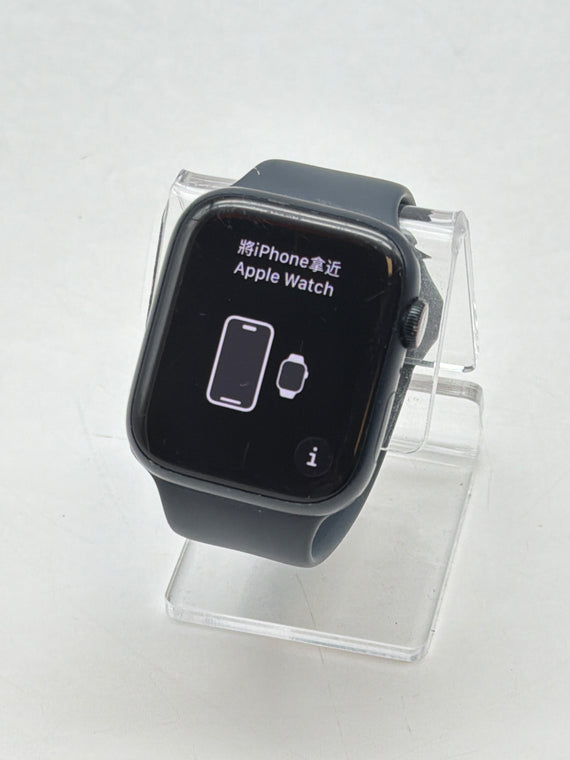 Unlocked Apple Watch Series 7 A2477 45mm GPS + Cellular Midnight Aluminum