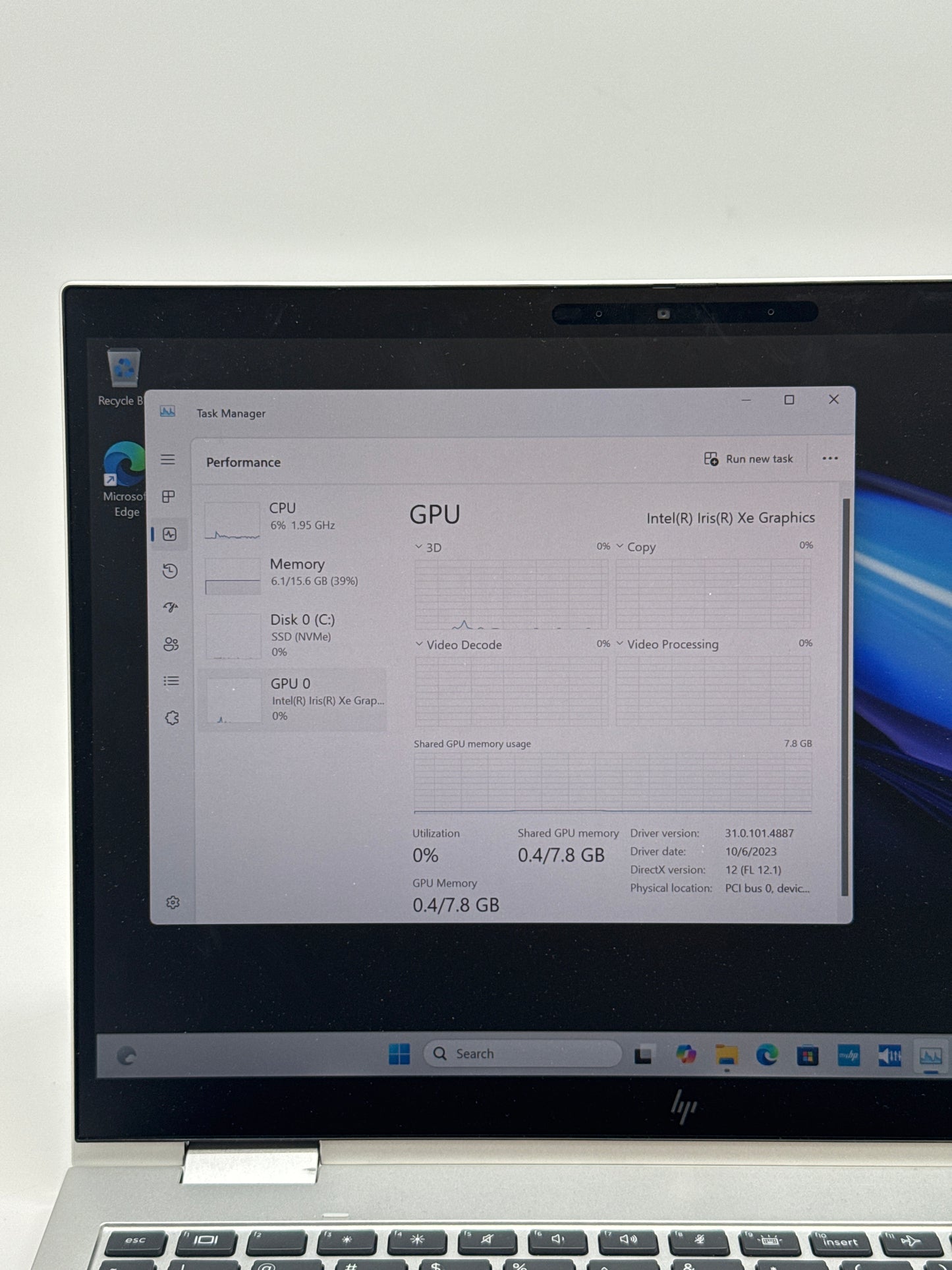 HP EliteBook X360 830 G10 2-in-1 Touchscreen 256GB SSD 16GB RAM Core i5 - Used
