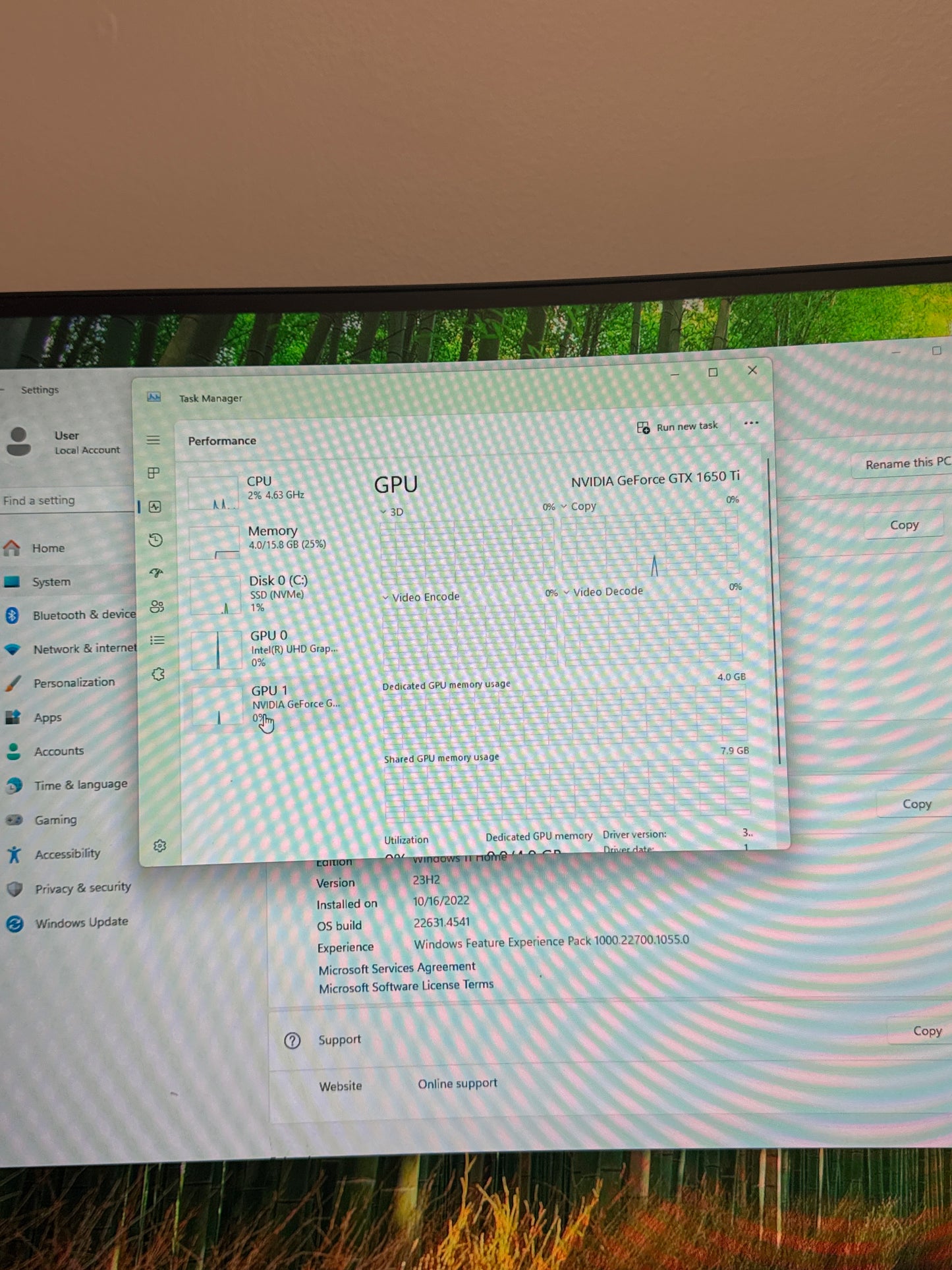 MSI GL65 Leopard 15.6" i7-10750H 16GB RAM 512GB SSD GTX 1650Ti 4GB - Bad Display