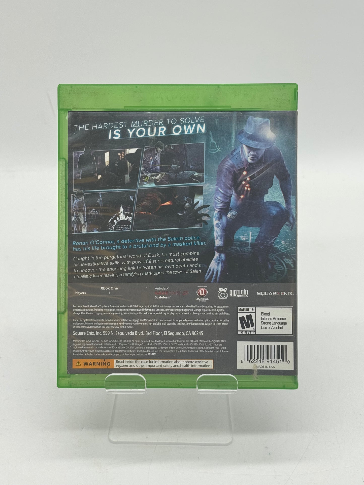 Murdered: Soul Suspect - Xbox One / Xbox One S / Xbox One X / Xbox Series S/X