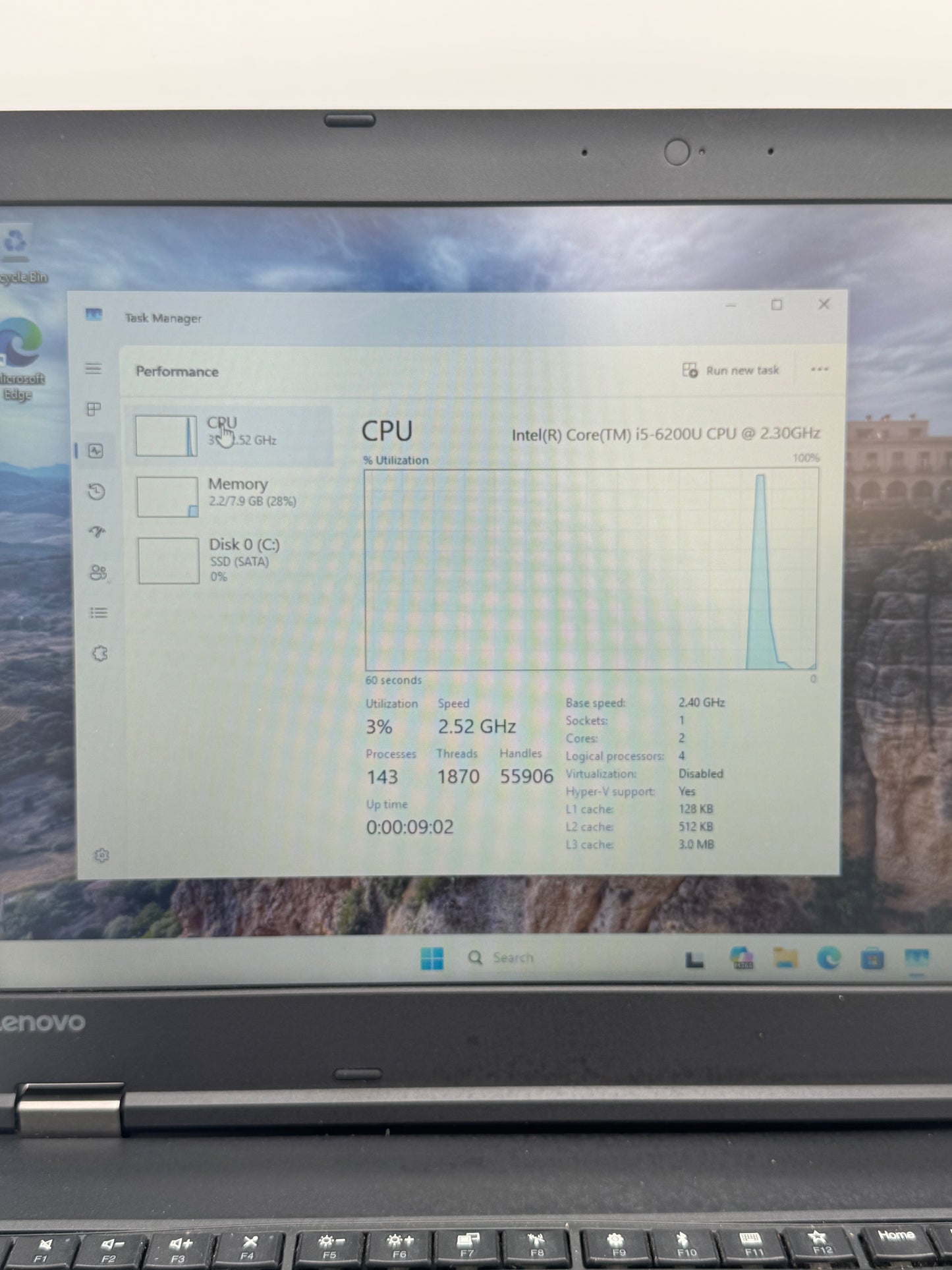 Lot of 9 Faulty Lenovo ThinkPads L570 8GB RAM Intel i5-6200U AS IS READ