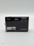 Nikon COOLPIX S60 10.0MP Digital Camera Black UNTESTED image 4