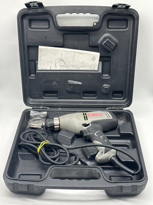 Craftsman 3/8" in 5.0 Amp Corded Drill 315.101070 Gray - Used