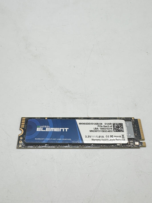 Mushkin Element M.2 PCIe Gen3 x4 MKNSSDEV512GB-D8 512GB SSD