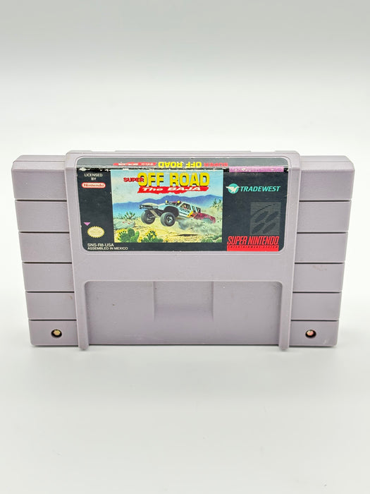 Super Off Road The Baja Super Nintendo SNES Game Cartridge Free Shipping