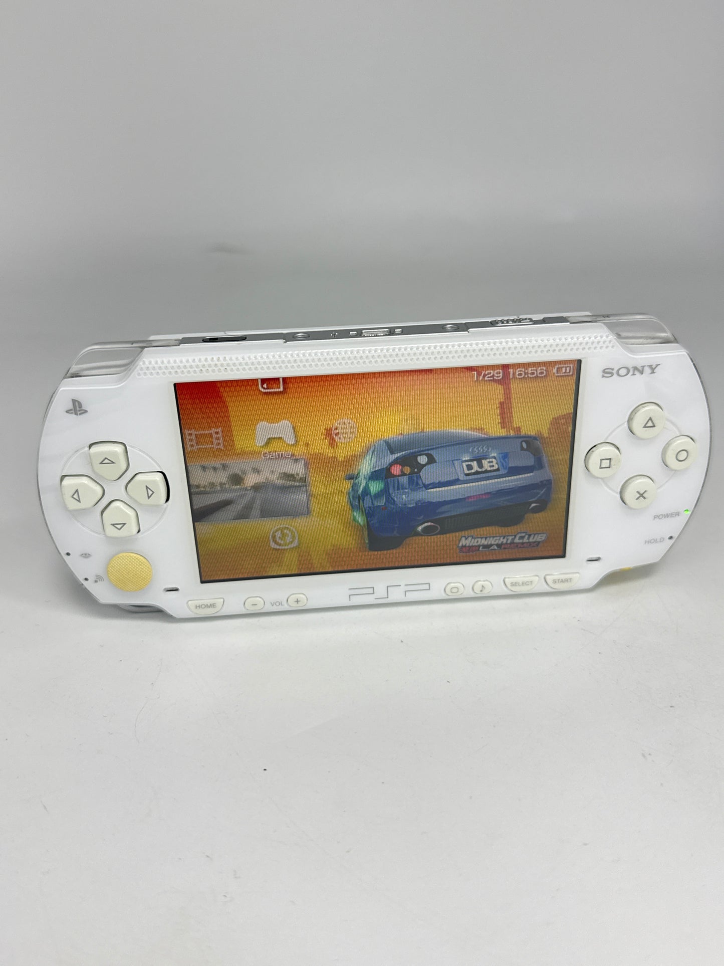 Sony PSP-1000 White Console #38 w/ 3600mAh Battery No Charger