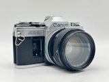 Canon AE-1 35mm Film Camera w/ FD 50mm f/1.4 S.S.C. Lens Untested image 2