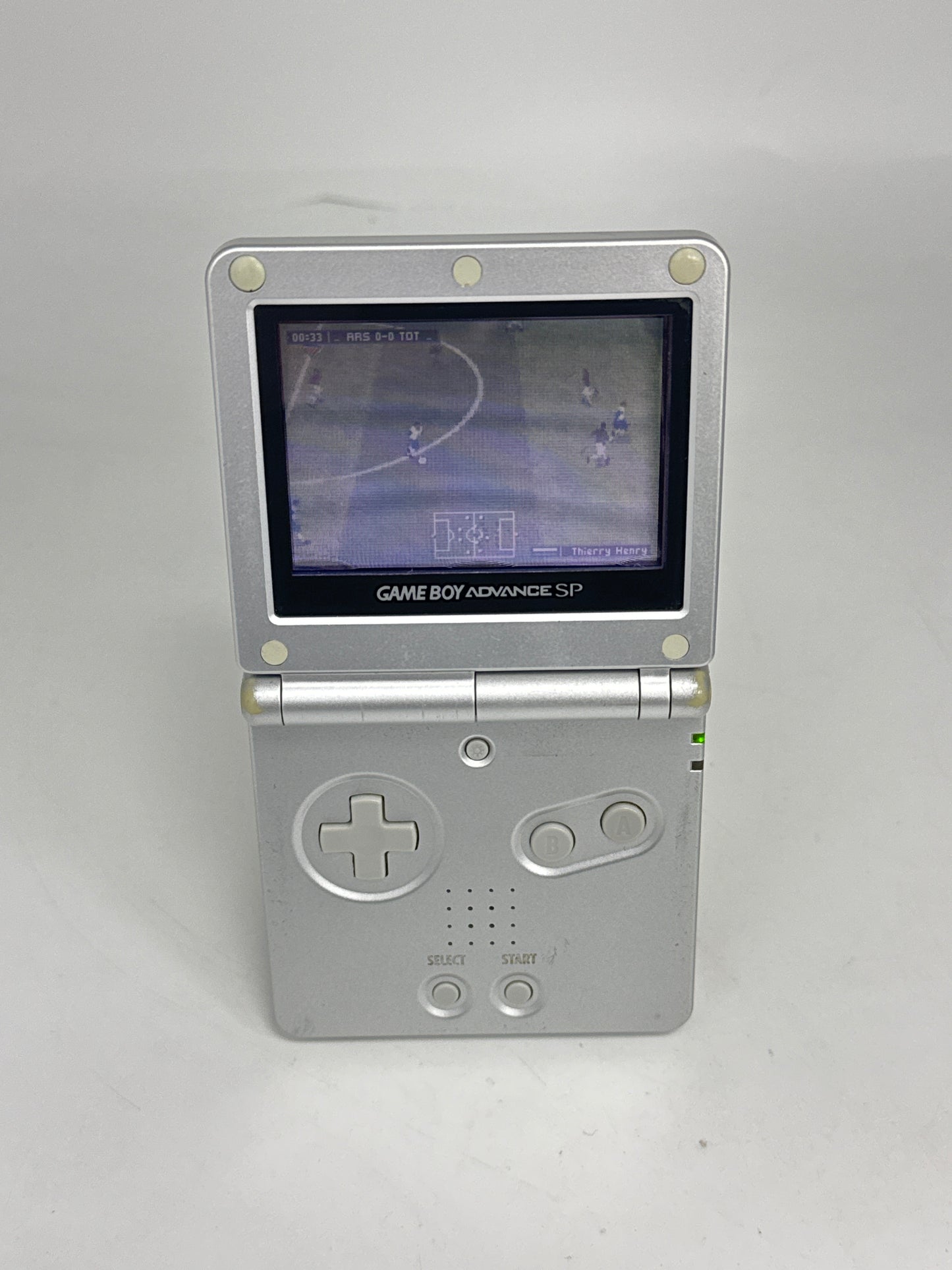 Nintendo Game Boy Advance SP AGS-001 Silver Console Only #403 BAD READ AS IS