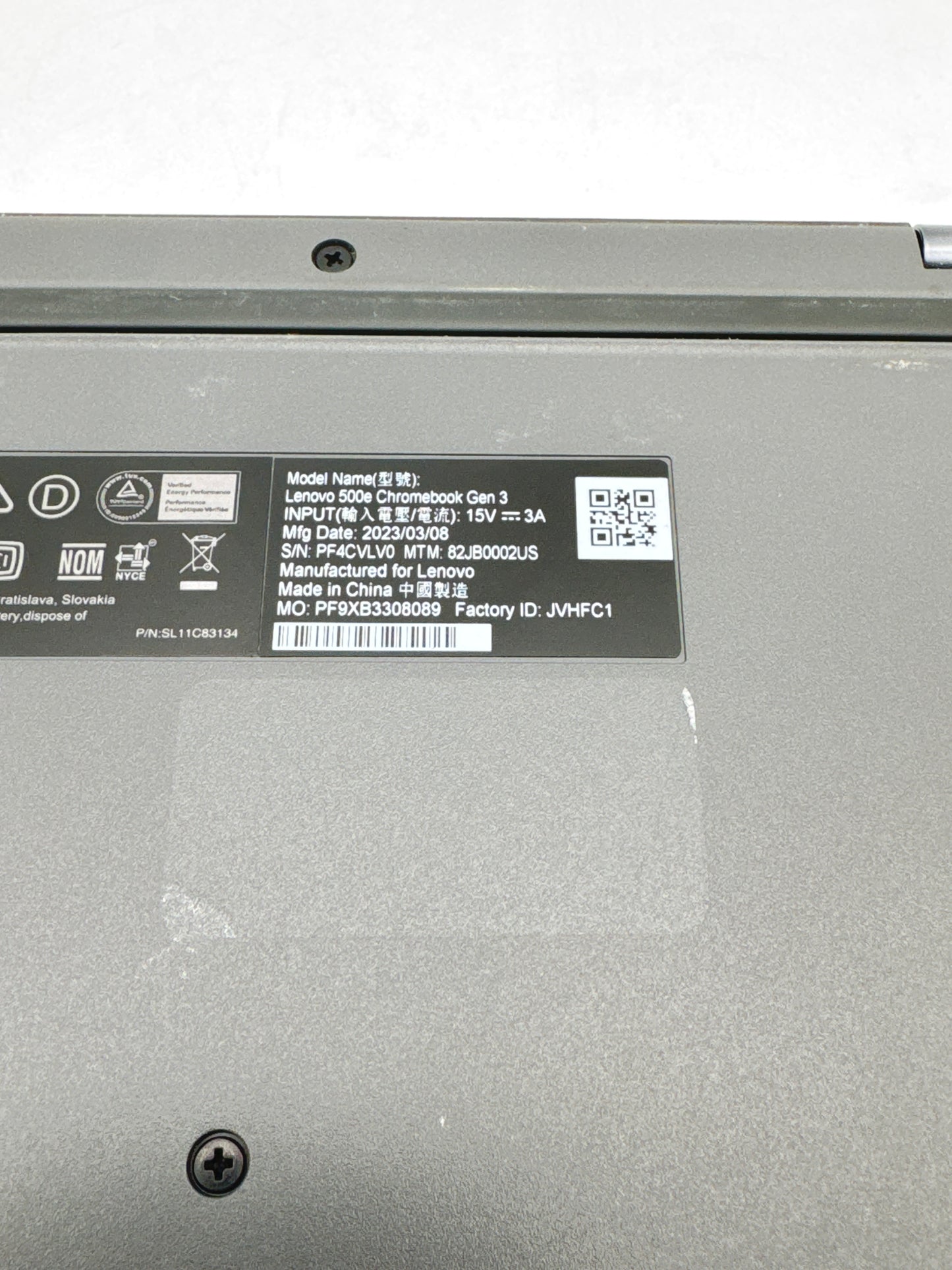 Lenovo Chromebook 500e Gen 3 Intel Celeron 8GB RAM 64GB - !Read