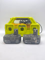 RYOBI 18V ONE+ PCG006 Lithium Battery Charger 6-Port w/ 2 PBP005 4Ah Batteries - image 1