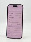 T-Mobile Apple iPhone 16 A3081 128GB Pink 89% Battery Health - Read! image 3