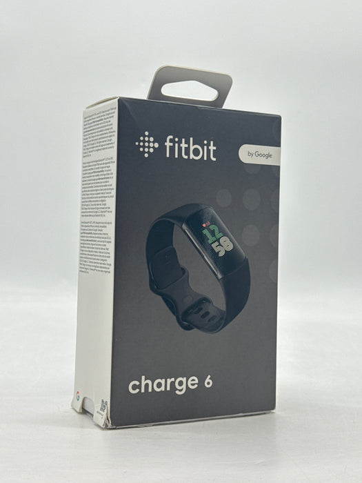 Fitbit Charge 6 Activity Tracker Bluetooth GPS NFC Black Obsidian Bands Included