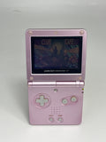 Nintendo Game Boy Advance SP AGS-001 Pink Console #653 Grainy Screen READ AS IS image 1
