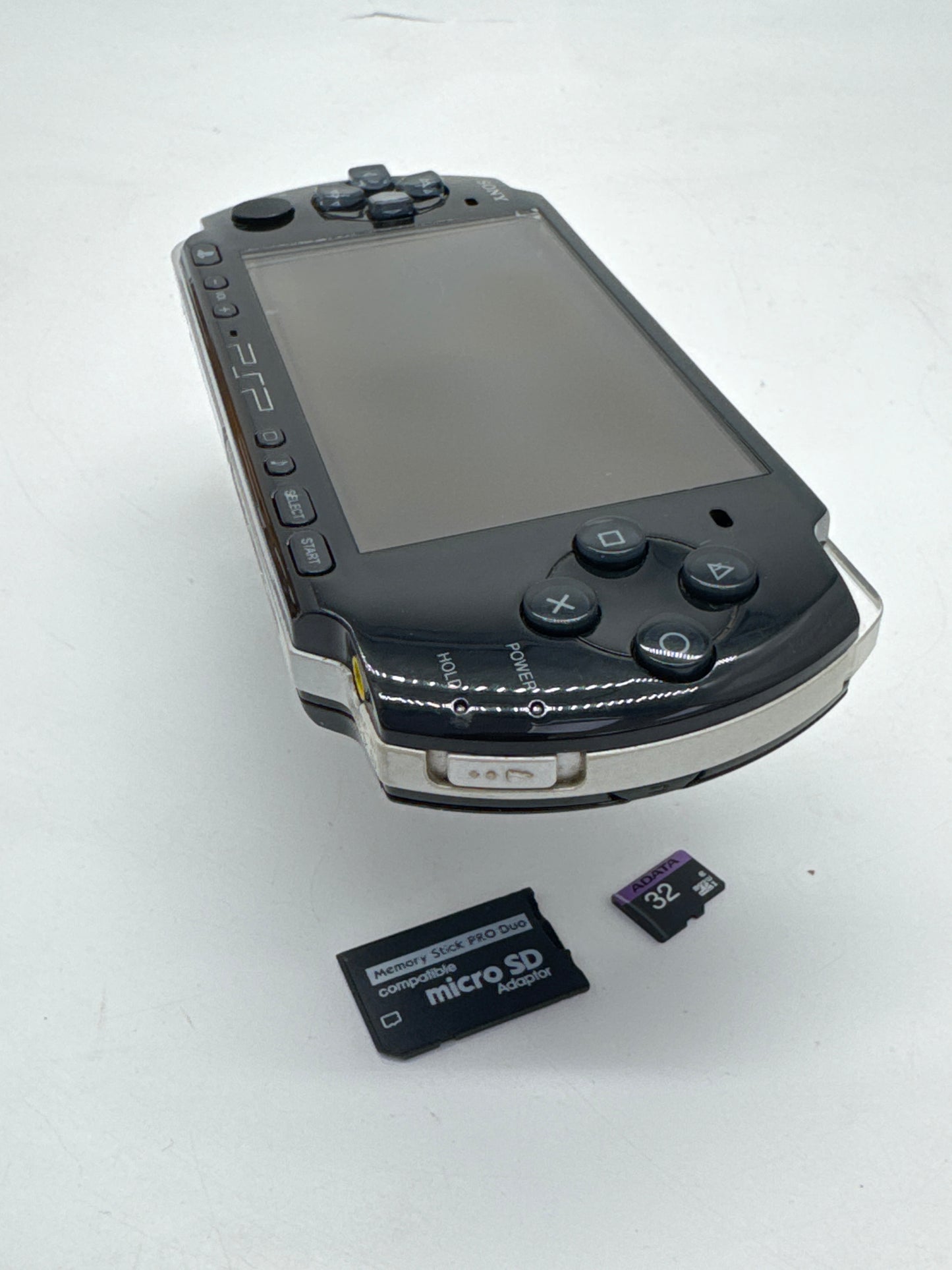 Sony PSP-3000 Black Console #248 w/ 2400mAh Battery 32GB Memory & No Charger