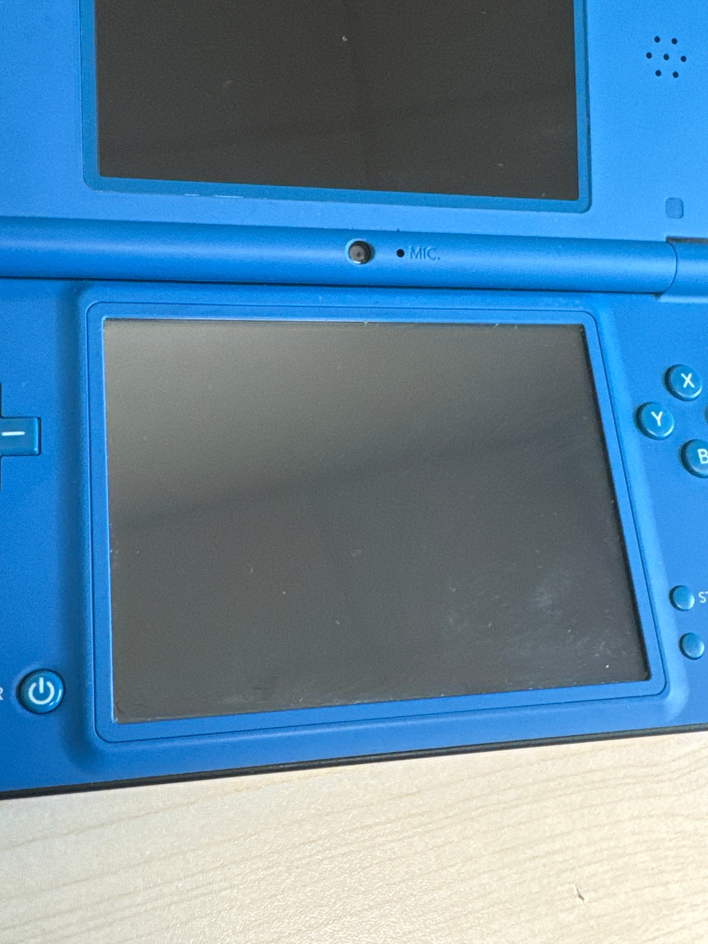 Nintendo DSi XL UTL-001(USA) Handheld Game Console Blue - Loose Hinge