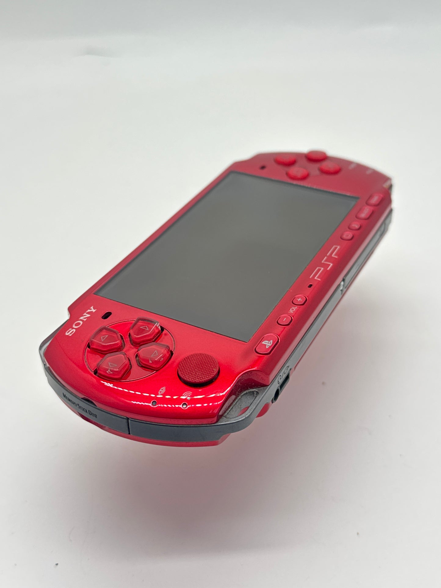 Sony PSP-3000 Red Console #440 w/ 1200mAh Battery