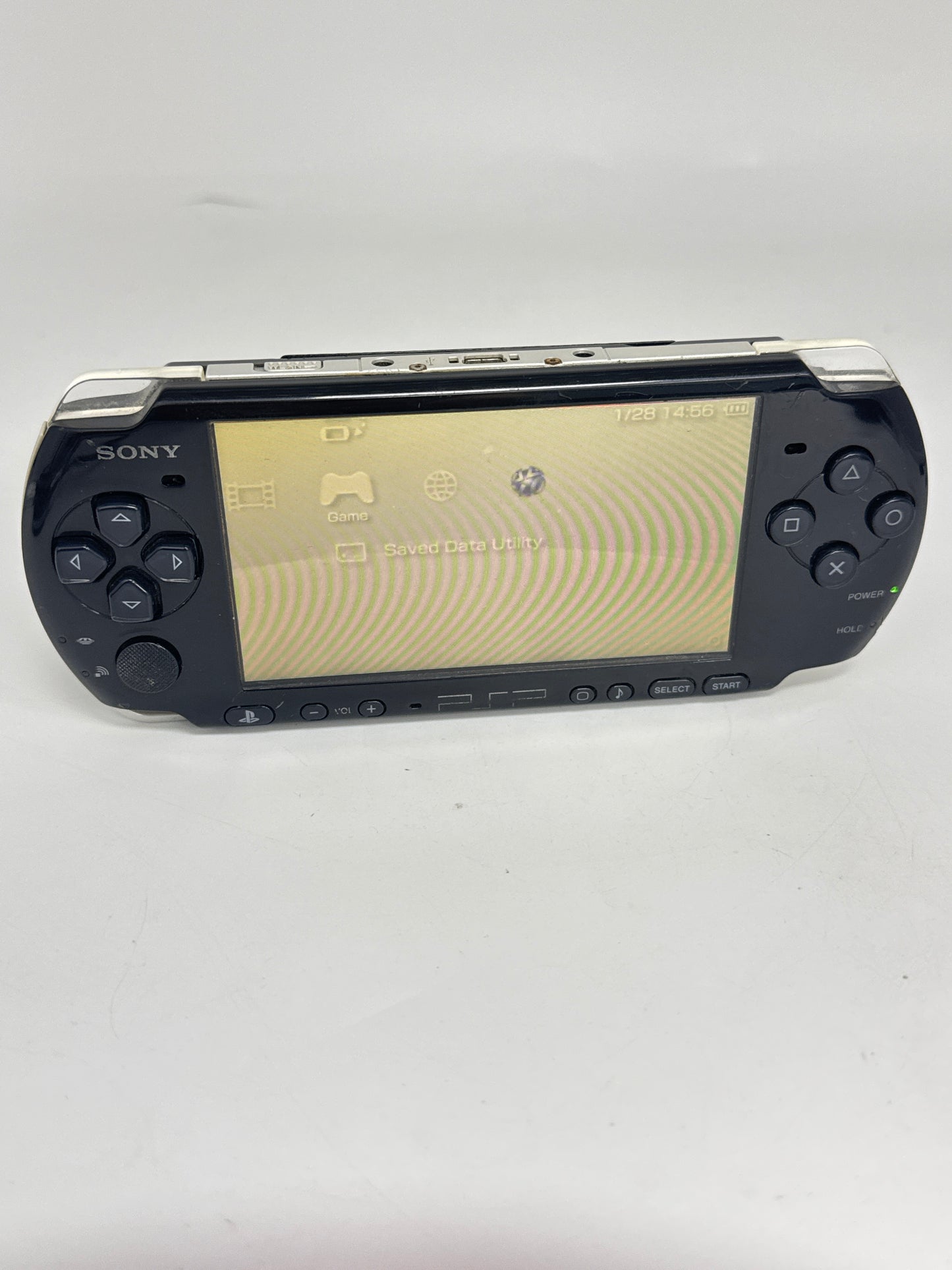 Sony PSP-3000 Black Console #309 No Battery or Lid No Charger BAD UMD AS IS