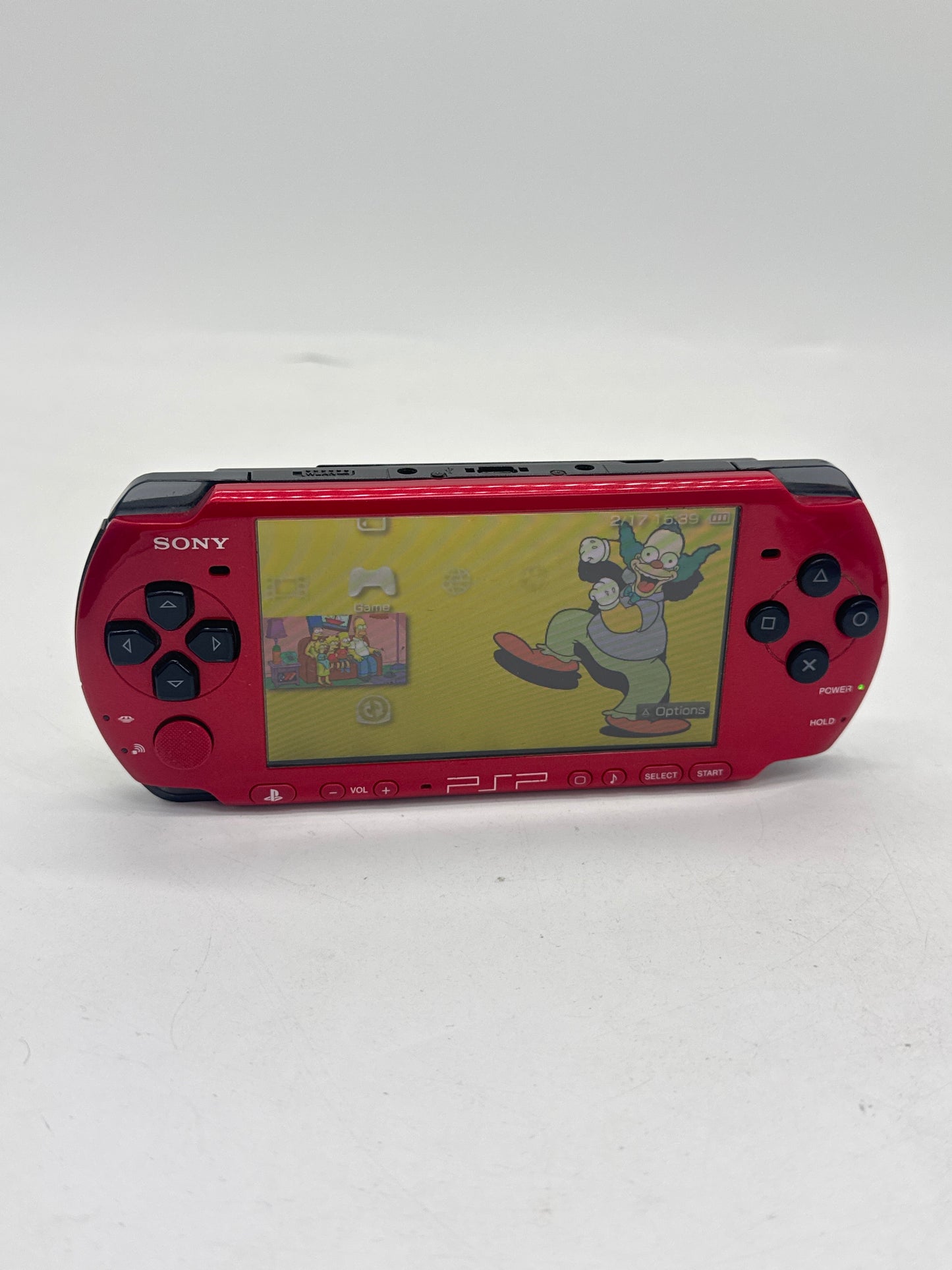 Sony PlayStation Portable PSP-3000 Red Console #371 w/1200mAh Battery