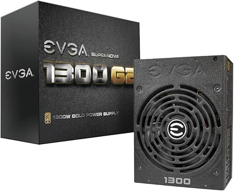 EVGA SuperNOVA 1300 G2 1300W Fully Modular Power Supply 120-G2-1300-XR - New